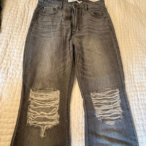 Hidden Gray Flare Jeans